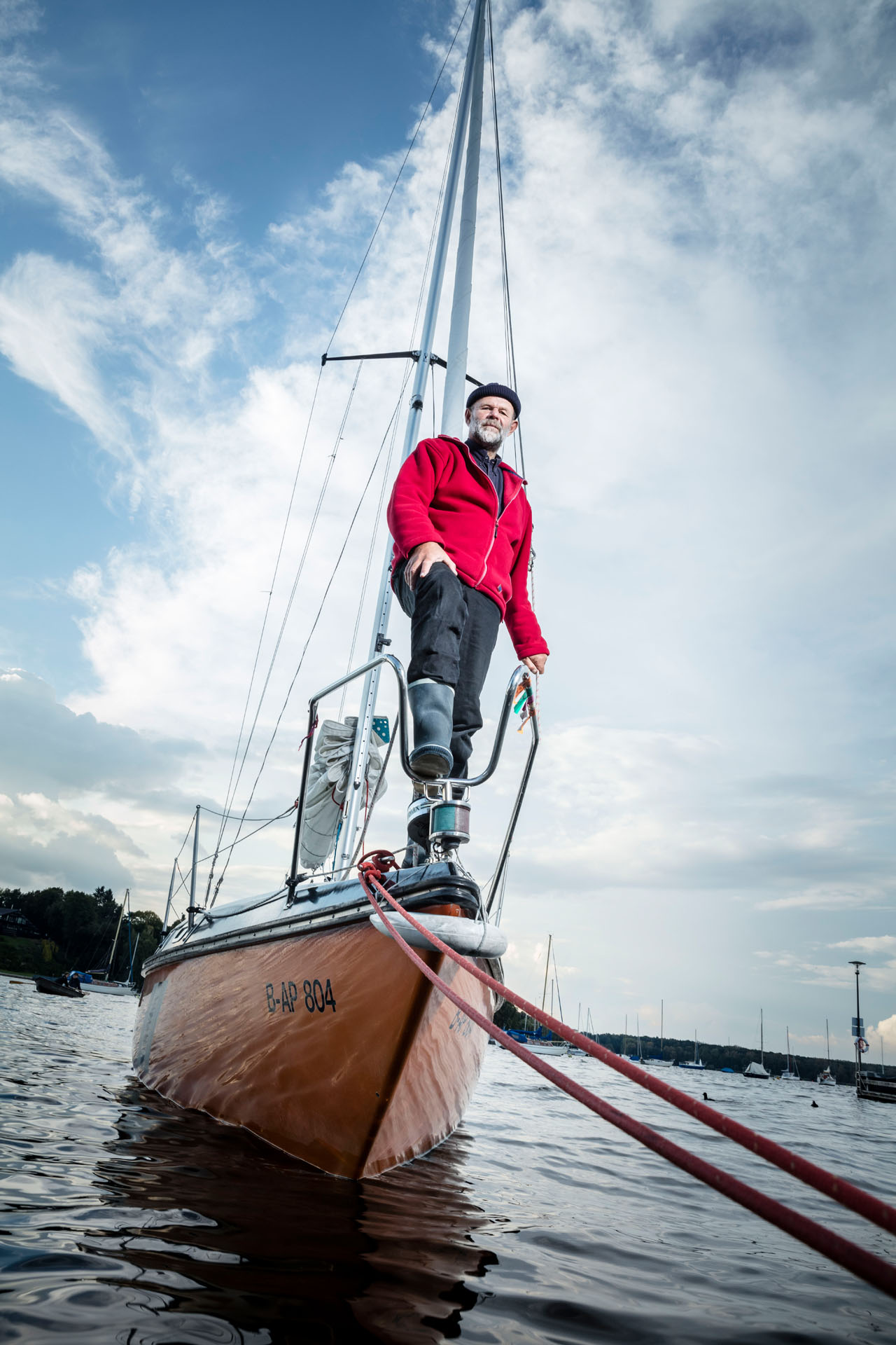 Seglervereinigung 1903 Harald Hüttmann, Vereinsmitglied seit 1999, u.a. zuständig für praktische Segelausbildung